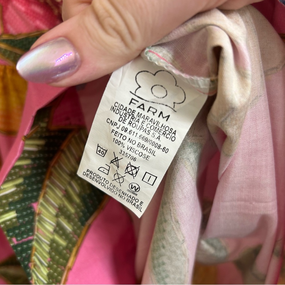NWT Farm Rio Vestido Curto Fruta de Verão Mini Sundress, Size Brazil GG (US XL) - Picture 10 of 15